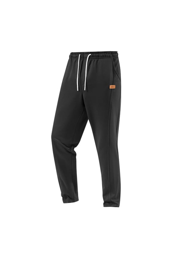 Fashion Pants for Men Casual Trousers Summer Solid Color Drawstring Elastic Waist Pocket Full Length Pants