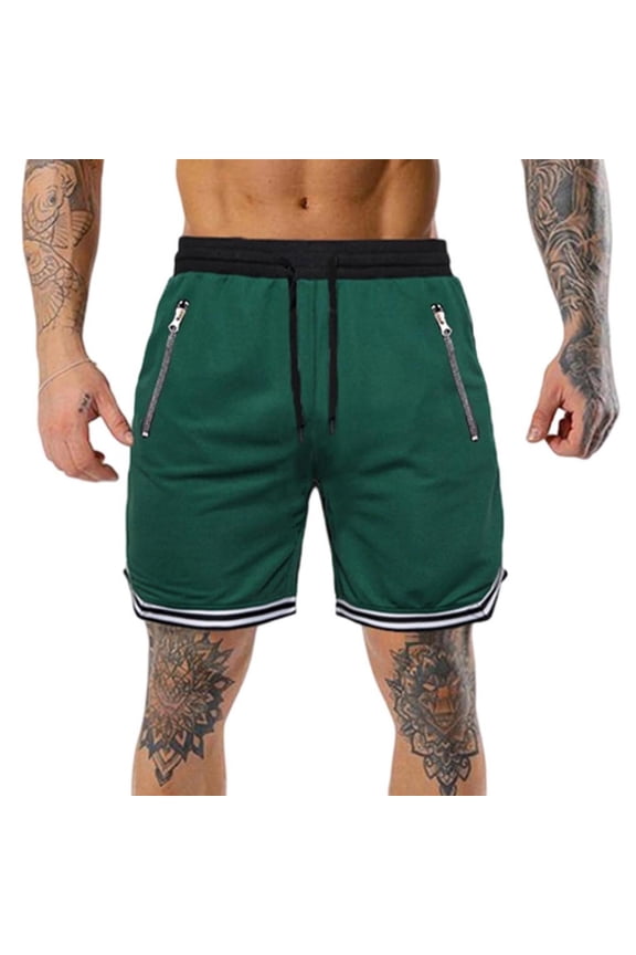 Fashion Shorts for Men Casual Breeches Summer Drawstring Pocket Four-way Stretch Breathable Short Pants