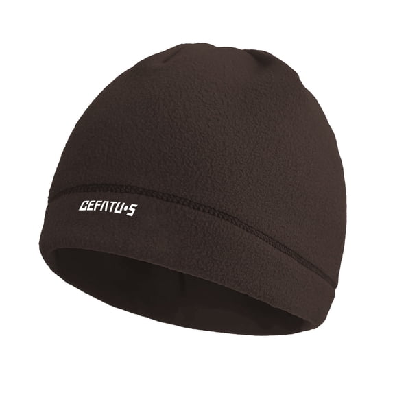 DayScoop Mans Fleece Skull Cap, Thin Warm Beanie Helmet Liner Hat, Windproof Running Cycling Head Cap, Motorcycle, Ski, Workout, Outdoor Sports, Solid Colors