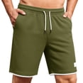 thumbnail image 1 of DayScoop Men's Casual Shorts Fashion Shorts Summer Drawstring Elastic Waist Beach Sports Loose Fitness Breathable Short Pants, 1 of 5