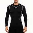 thumbnail image 1 of DayScoop Men's Thermal Compression Long Sleeve T‑Shirt, Crew Neck Fleece Lined Quick Dry Athletic Base Layer Top for Winter Sports Workout, 1 of 6