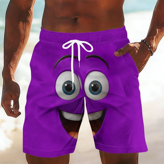 DayScoop Mens Casual Shorts Summer Bottoms Fashion Pocket Elastic Waistband Drawstring Swimming Trunks Beach Short Pants