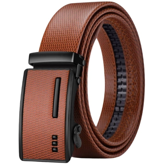DayScoop Mens Fashion Belt Versatile Waistband Business Automatic Buckle Without Teeth Suitable Belt