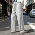 thumbnail image 1 of DayScoop Mens Fashion Pants Summer Trousers Solid Big & Tall Breathable Loose Mesh Fast Drying Cool All Match Full Length Pants, 1 of 5