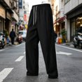 thumbnail image 1 of DayScoop Mens Fashion Pants Summer Trousers Solid Big & Tall Breathable Loose Mesh Fast Drying Cool All Match Full Length Pants, 1 of 5