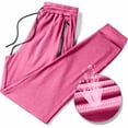 thumbnail image 1 of DayScoop Mens Sports Pants Summer Trousers Fashion Cropped Casual Breathable Jogging Pocket Drawstring Running Exercise Elastic Pants Plus Size, 1 of 4