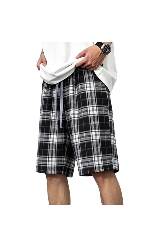 Mens Summer Shorts Casual Breeches Fashion Pockets Elastic Waist Sport Outdoors Breathable Short Pants