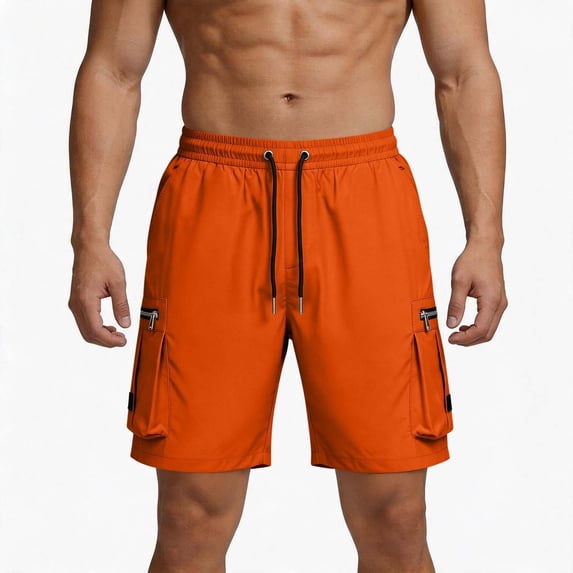 DayScoop Mens Summer Shorts Fashion Bottoms Casual Workwear Loose Lightweight Breathable Drying Beach Sports Short Pants