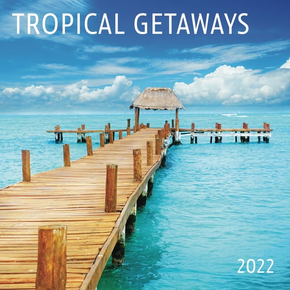 DaySpring 2022 Tropical Getaways 12 Month Calendar-12x12 Hanging Wall Calendar