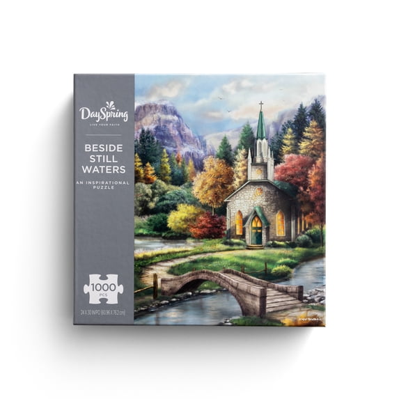 DaySpring - Beside Still Waters - 1,000 Piece Inspirational Jigsaw Puzzle for Adults