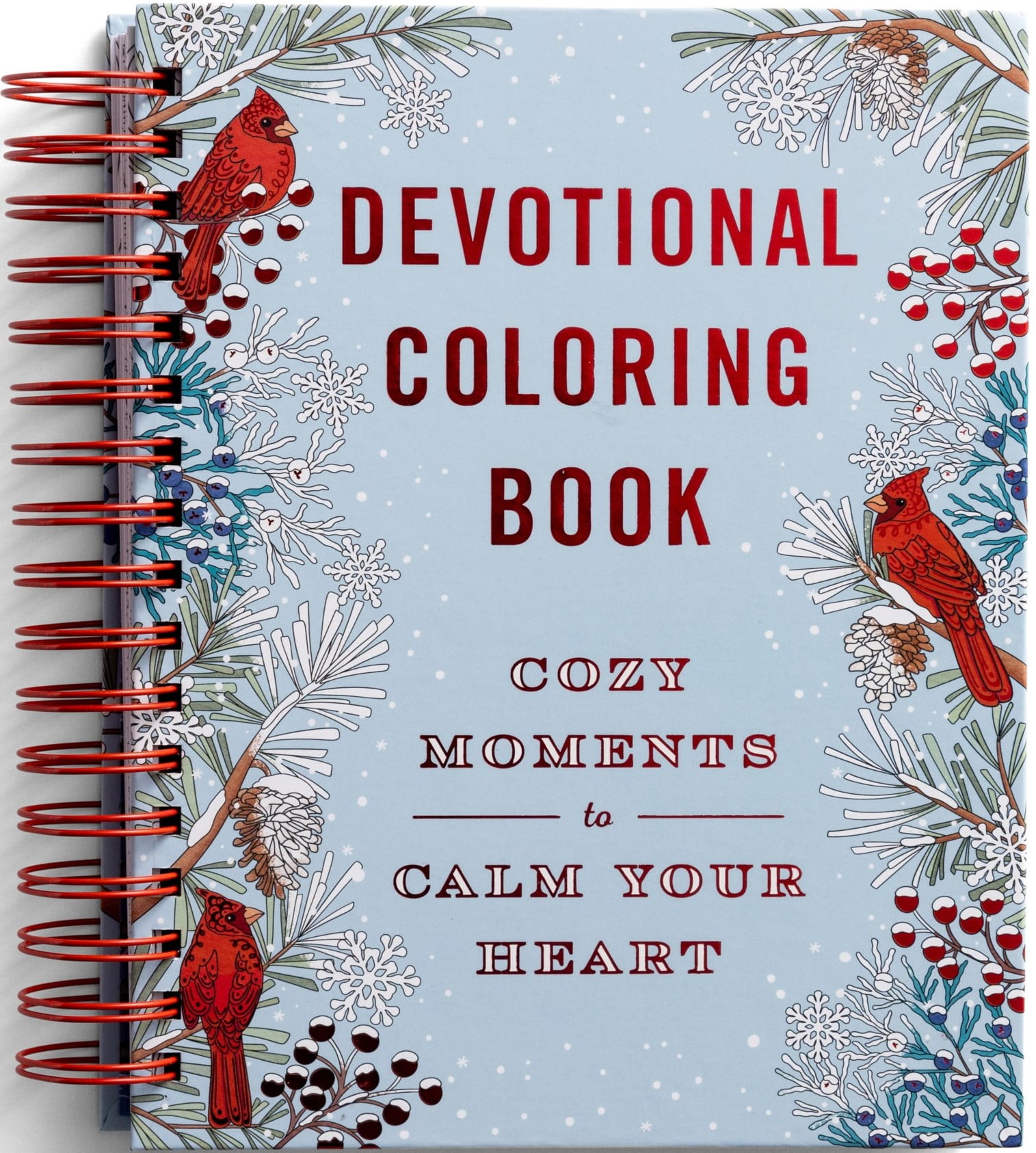 DaySpring - Cozy Moments to Calm Your Heart: Devotional Coloring Book, Spiral-bound