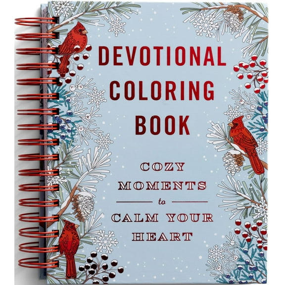 DaySpring - Cozy Moments to Calm Your Heart: Devotional Coloring Book, Spiral-bound