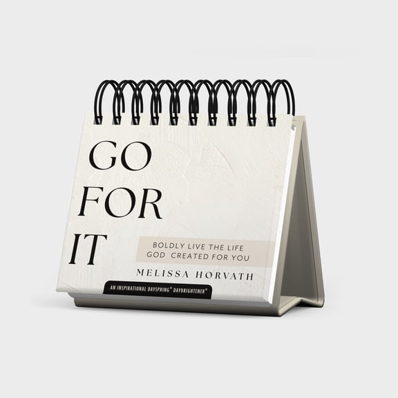 DaySpring - Go For It: Boldly Live the Life God Created for You - An Inspirational DaySpring DayBrightener - Perpetual Calendar
