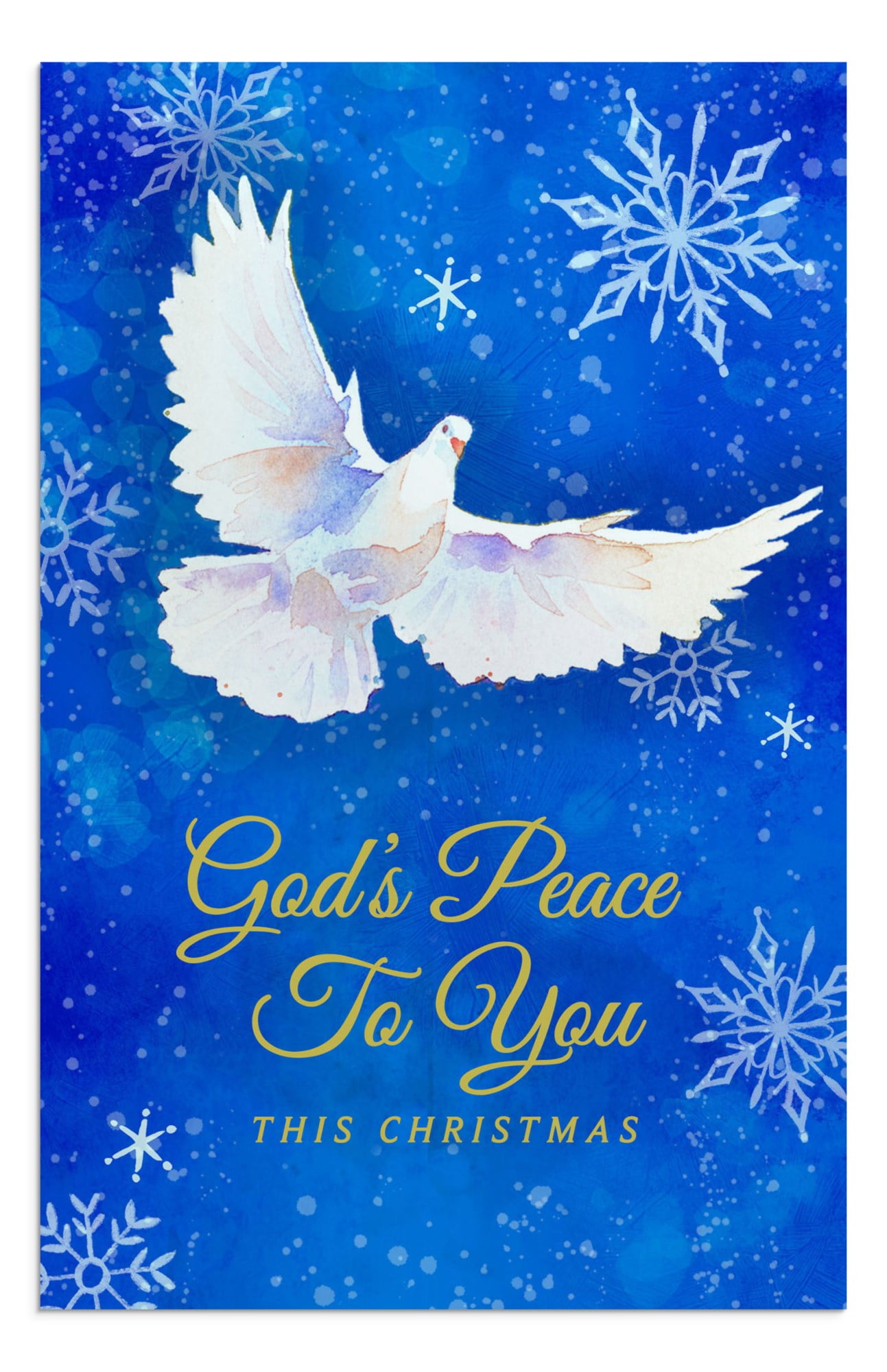 DaySpring - God's Peace to You this Christmas - 50 Bulk Christmas Boxed Cards and Envelopes, NIV