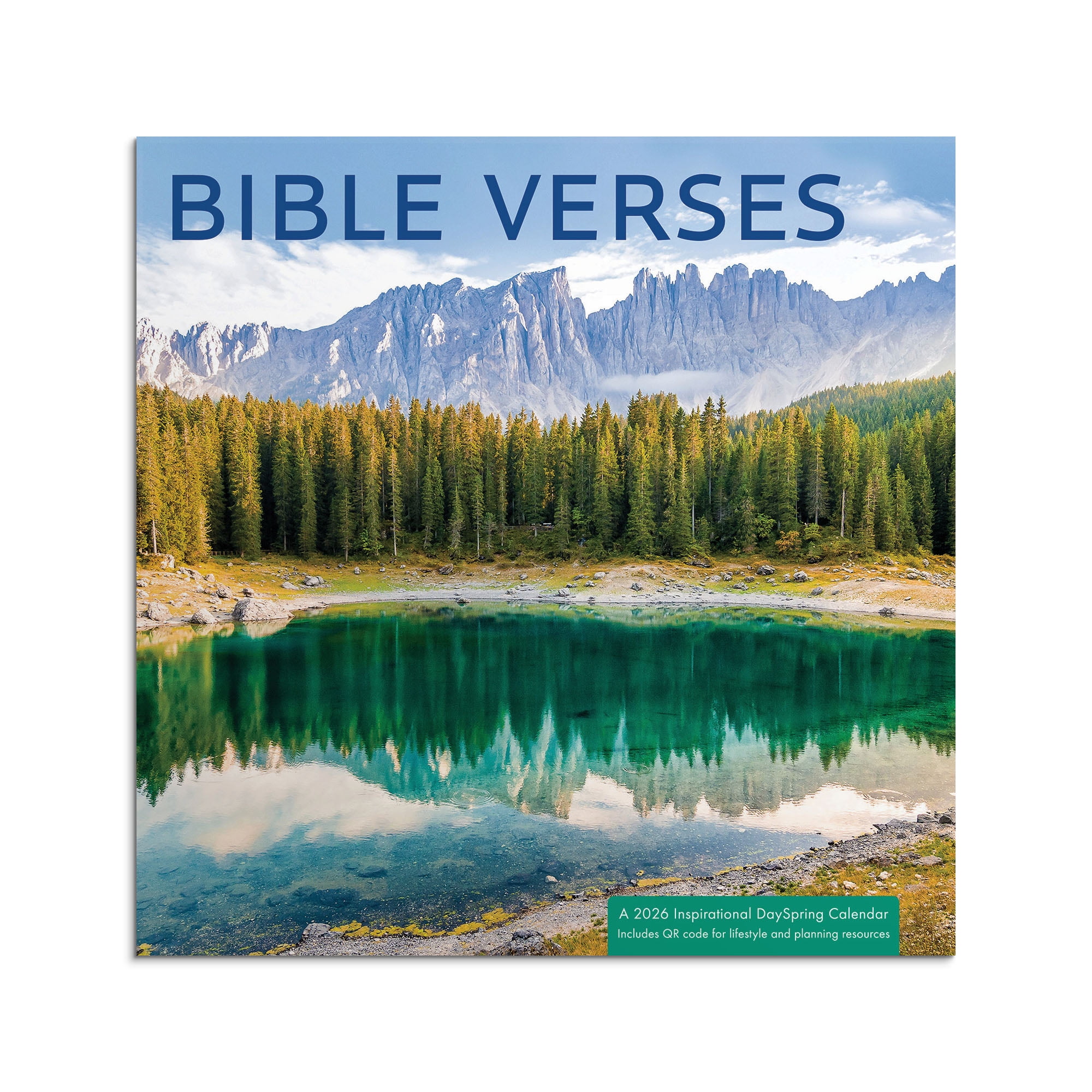 DaySpring Monthly Calendar(12"x12")Bible Vs. Mixed Scrip 12 Mo Jan 2026-Dec 2026