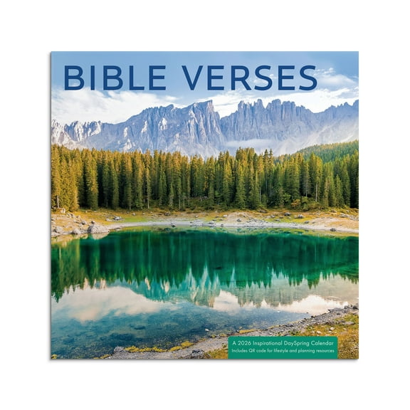 DaySpring Monthly Calendar(12"x12")Bible Vs. Mixed Scrip 12 Mo Jan 2026-Dec 2026