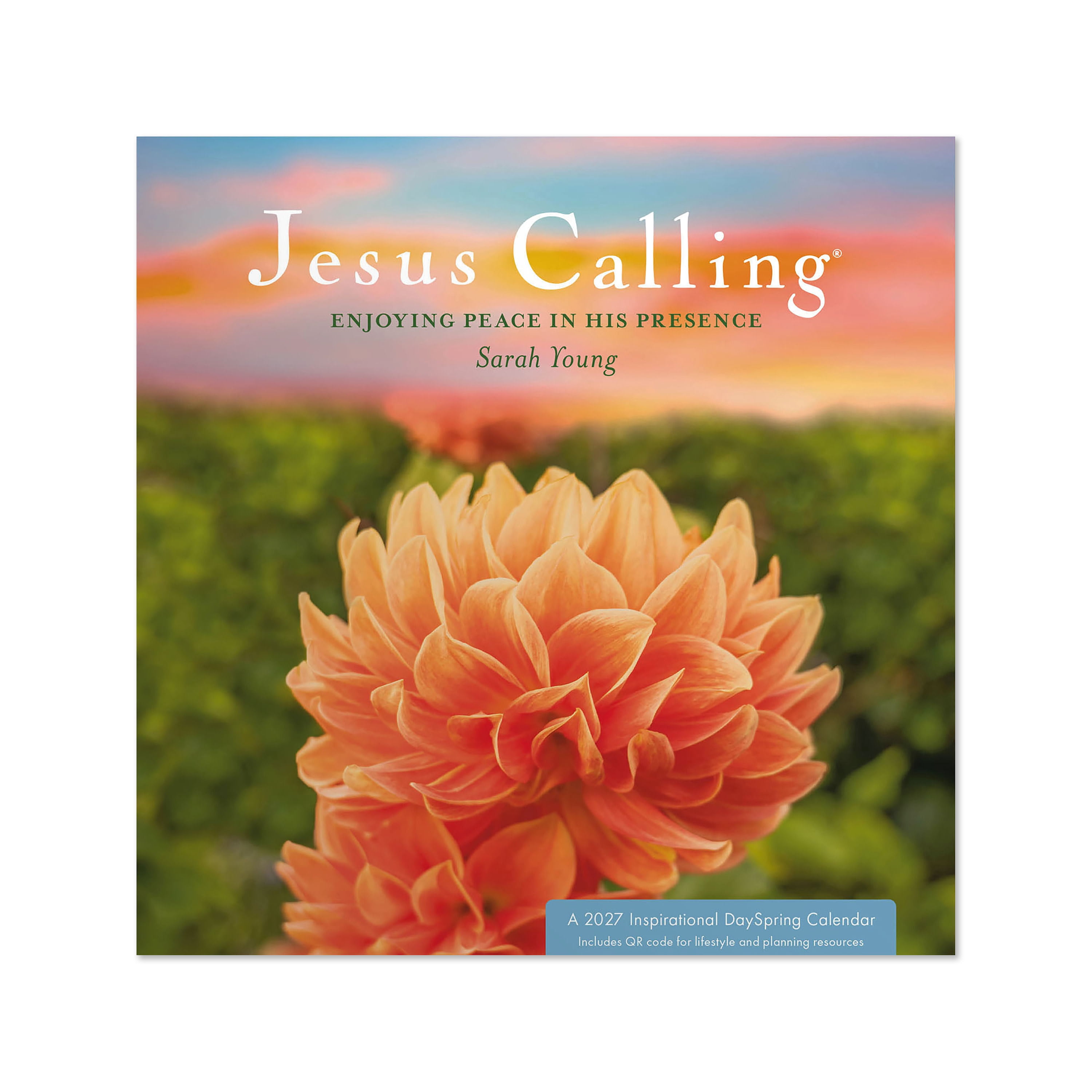 2027 Jesus Calling Hanging Wall Calendar 12x12 January-December Gridded