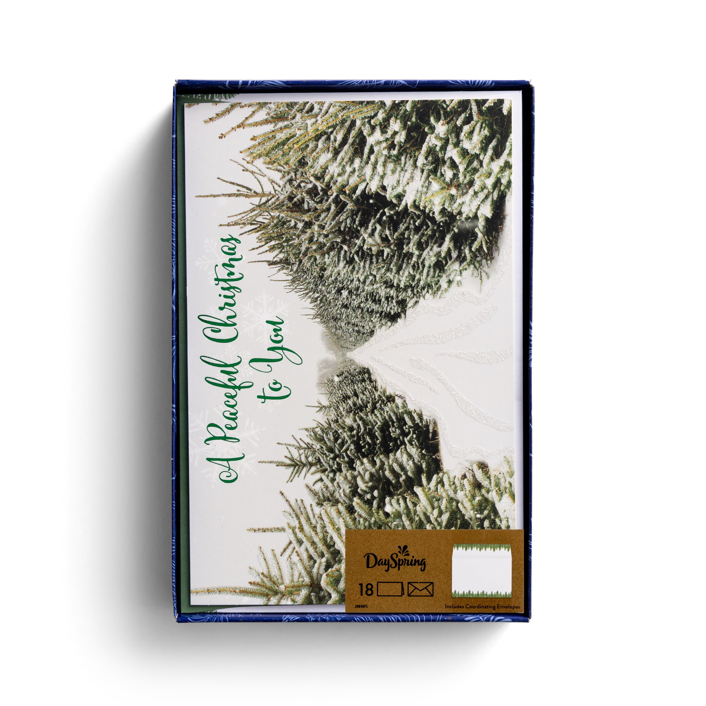 DaySpring Weihnachtskarten Doppelpack „Peaceful Moments“ – 24 Karten Mit Umschlägen In 2 Designs