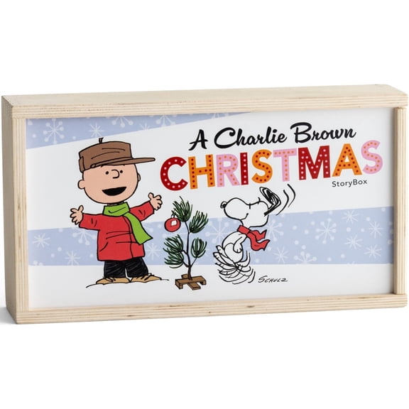 DaySpring Peanuts Christmas Story Charlie Brown Wood Box