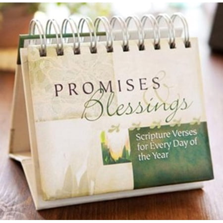 DaySpring - Promises & Blessings: Scriptures Verses for Every Day of the Year - 365 Day Perpetual Calendar (Spriral Bound)