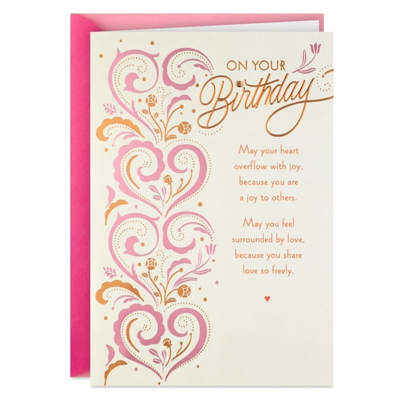 DaySpring Religious Birthday Card (Enjoy God's Blessings)