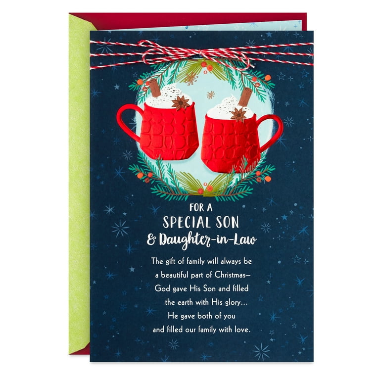 DaySpring Religious Christmas Greeting Card for Son and Daughter
