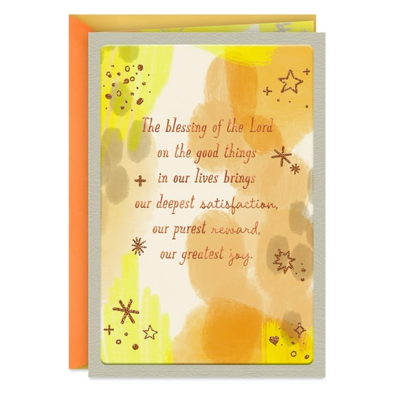 DaySpring Religious Congratulations Card (God's Continued Blessings)