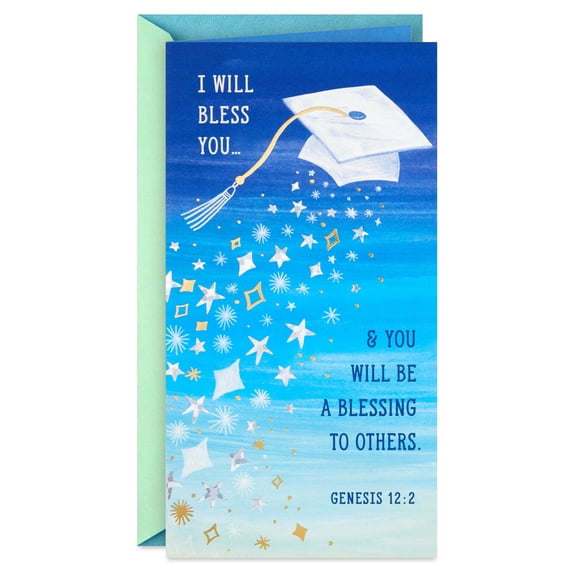 DaySpring Religious Money Holder Graduation Card (Blessed for Years to Come)