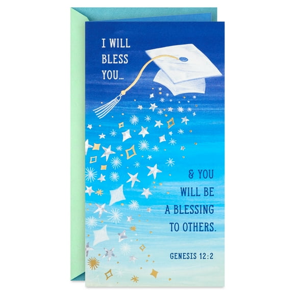 DaySpring Religious Money Holder Graduation Card (Blessed for Years to Come)