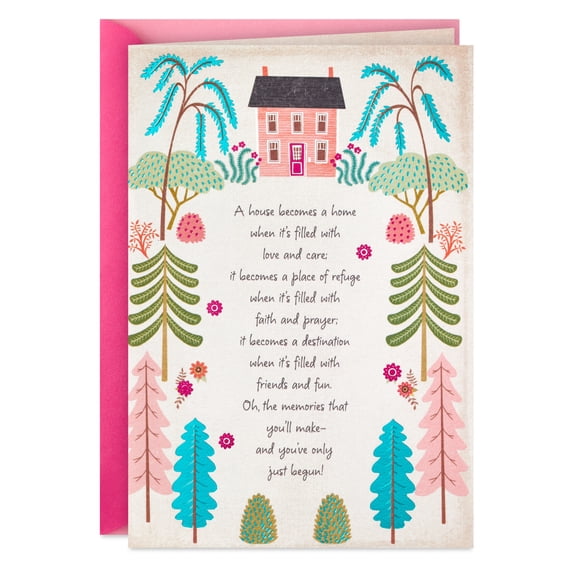 DaySpring Religious New Home Congratulations Card (Oh the Memories You'll Make)