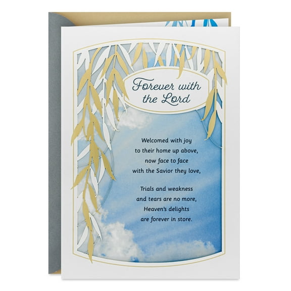 DaySpring Religious Sympathy Card (Forever With the Lord)