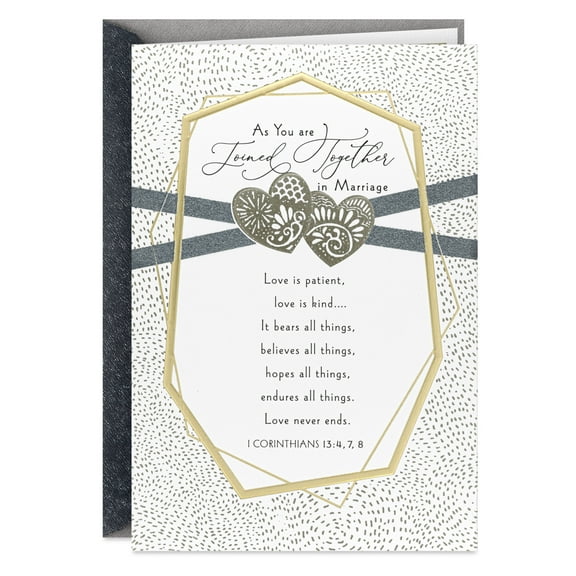 DaySpring Religious Wedding Card (A Lifetime of Blessings)