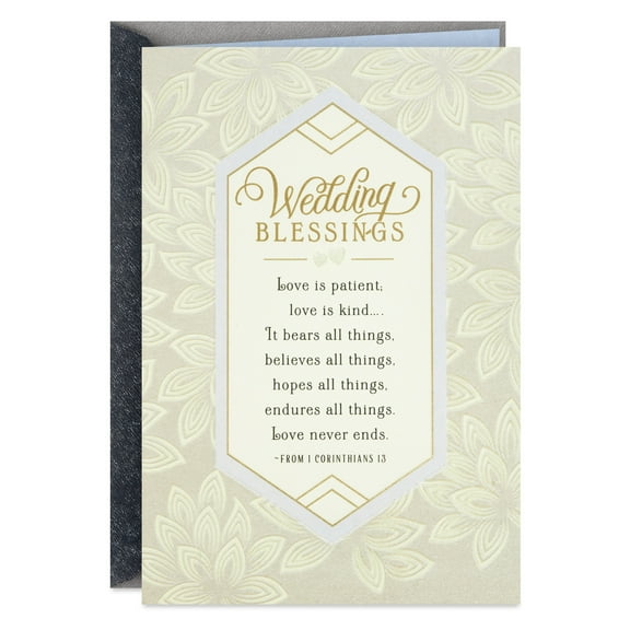 DaySpring Religious Wedding Card (Lifetime of Blessings)
