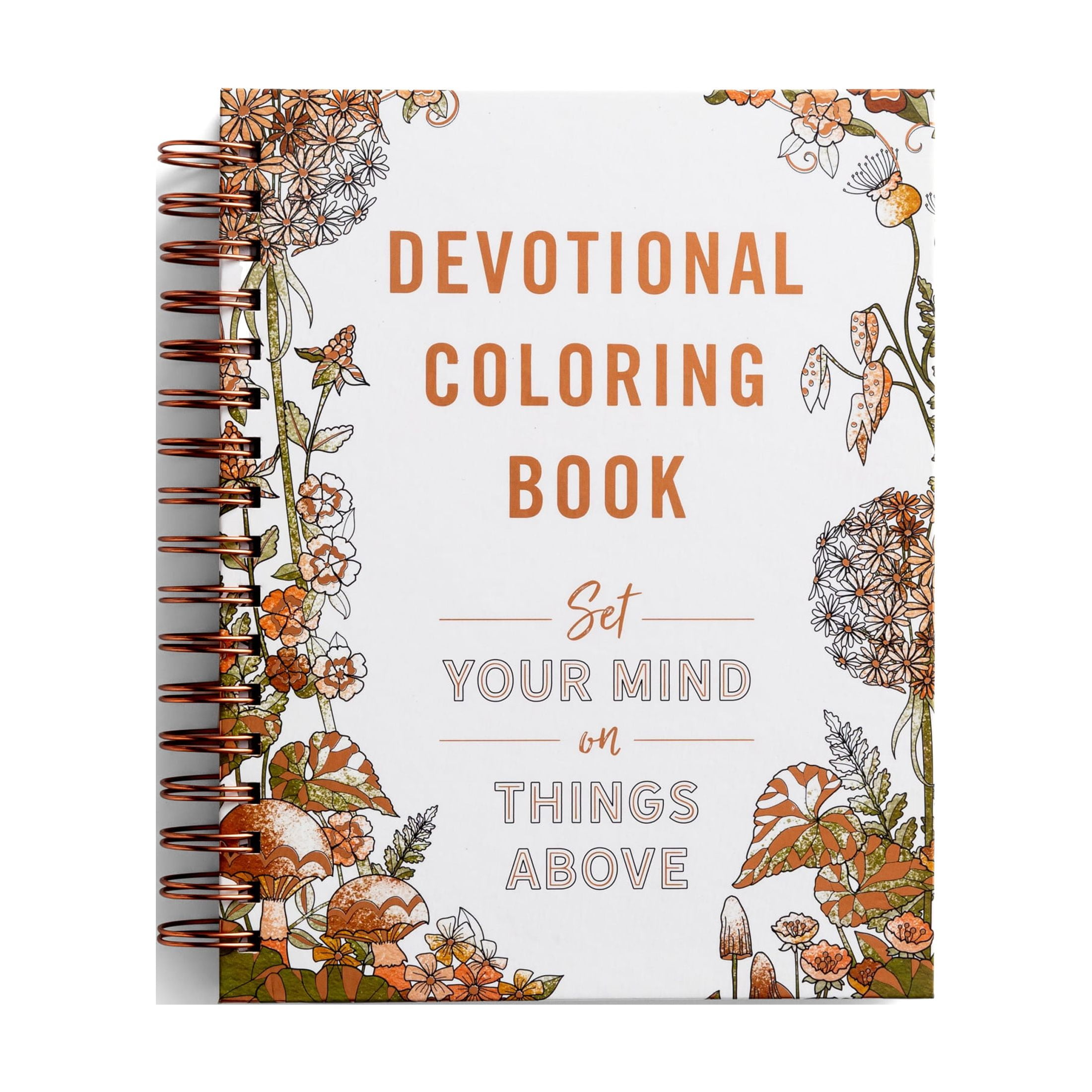 DaySpring - Set Your Mind on Things Above: Devotional Coloring Book (Spiral Bound)