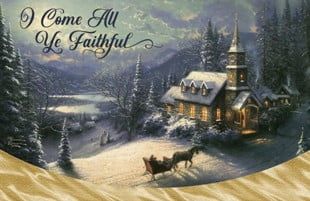 Card-Boxed-Christmas-Max Lucado Church-Come All Ye Faithful (Box of 18)