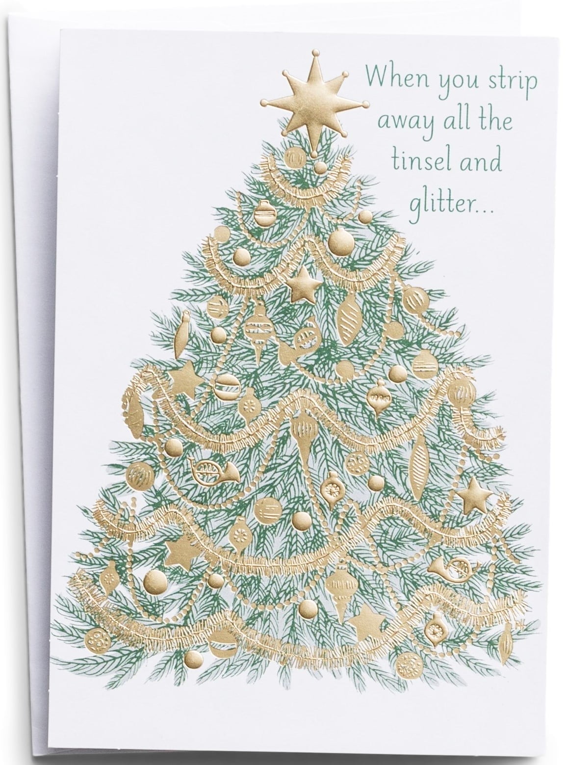 DaySpring Christmas Cards Tree to Cross Premium 5-Panel 18 Count