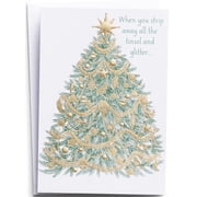 DaySpring Christmas Cards Tree to Cross Premium 5-Panel 18 Count