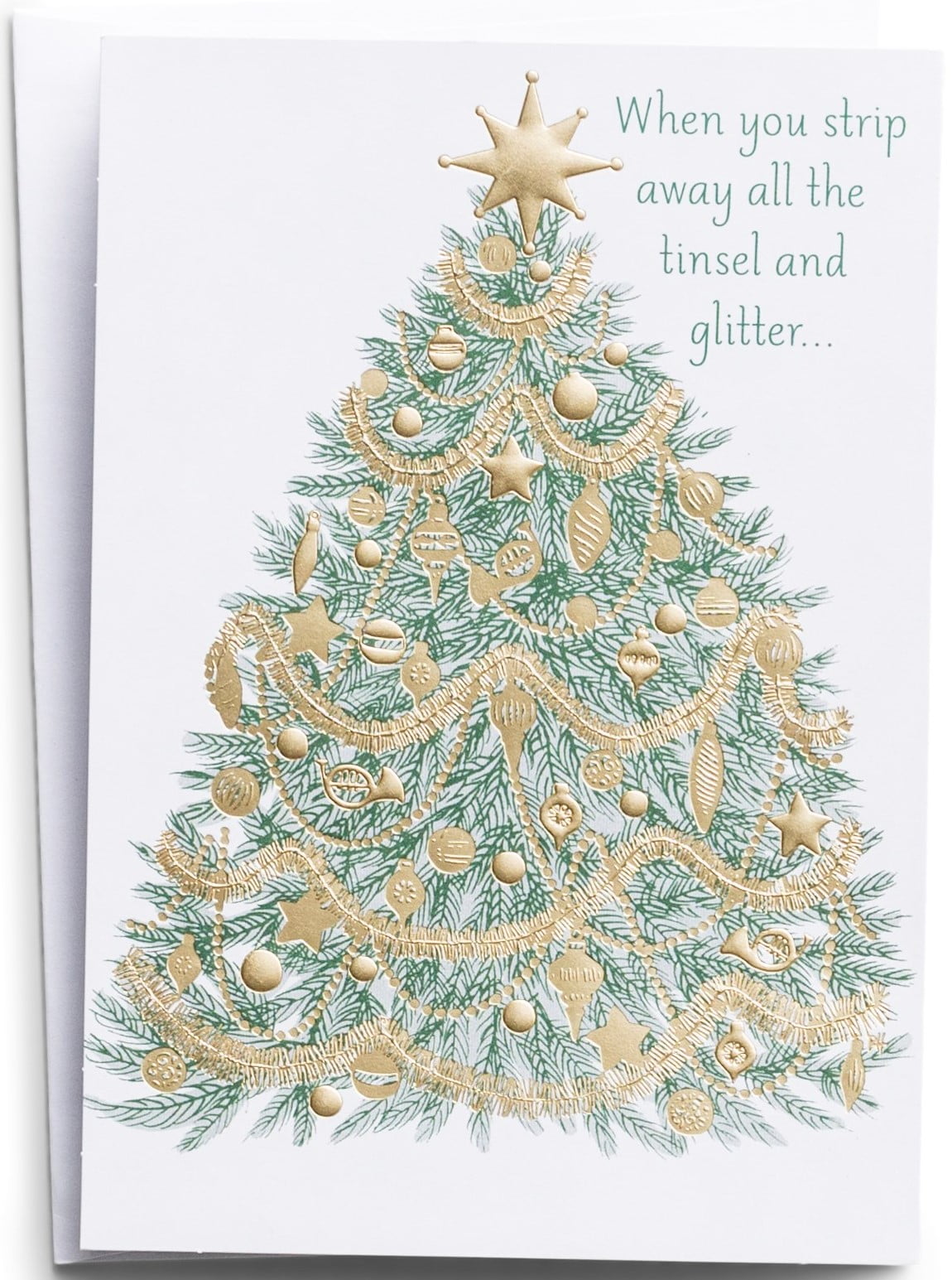 DaySpring - Tree to Cross - Premium 5-Pannel Christmas Cards - 18 Christmas Boxed Cards & Envelopes