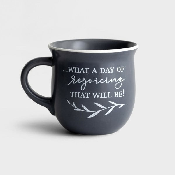 Gray Ceramic Inspirational 14oz Coffee Mug
