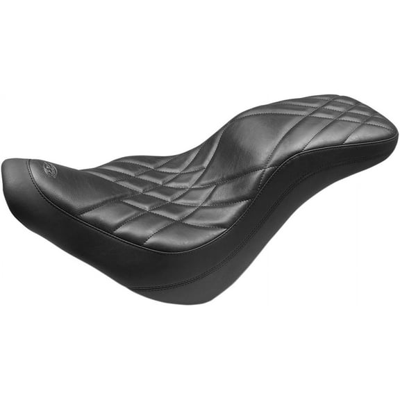 DayTripper One-Piece Seat for Harley-Davidson Low Rider & Sport Glide 2018-'21, Prism, Black