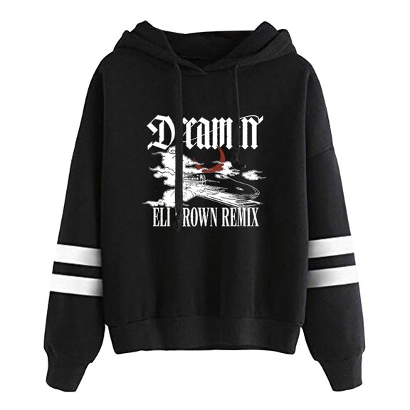 Daya Pullover Hoodie Unisex Long Sleeve Pocketless Fashion Sweatshirt