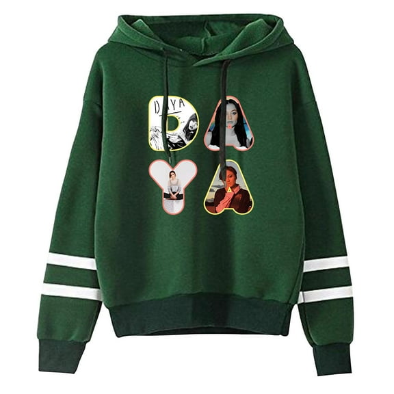Daya Pullover Hoodie Unisex Long Sleeve Pocketless Fashion Sweatshirt