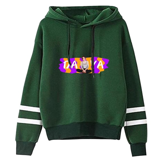 Daya Pullover Hoodie Unisex Long Sleeve Pocketless Fashion Sweatshirt
