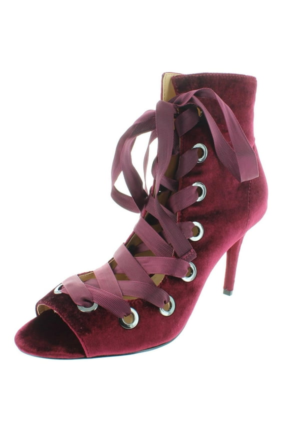 Womens Nadine Velvet Ribbon Shooties