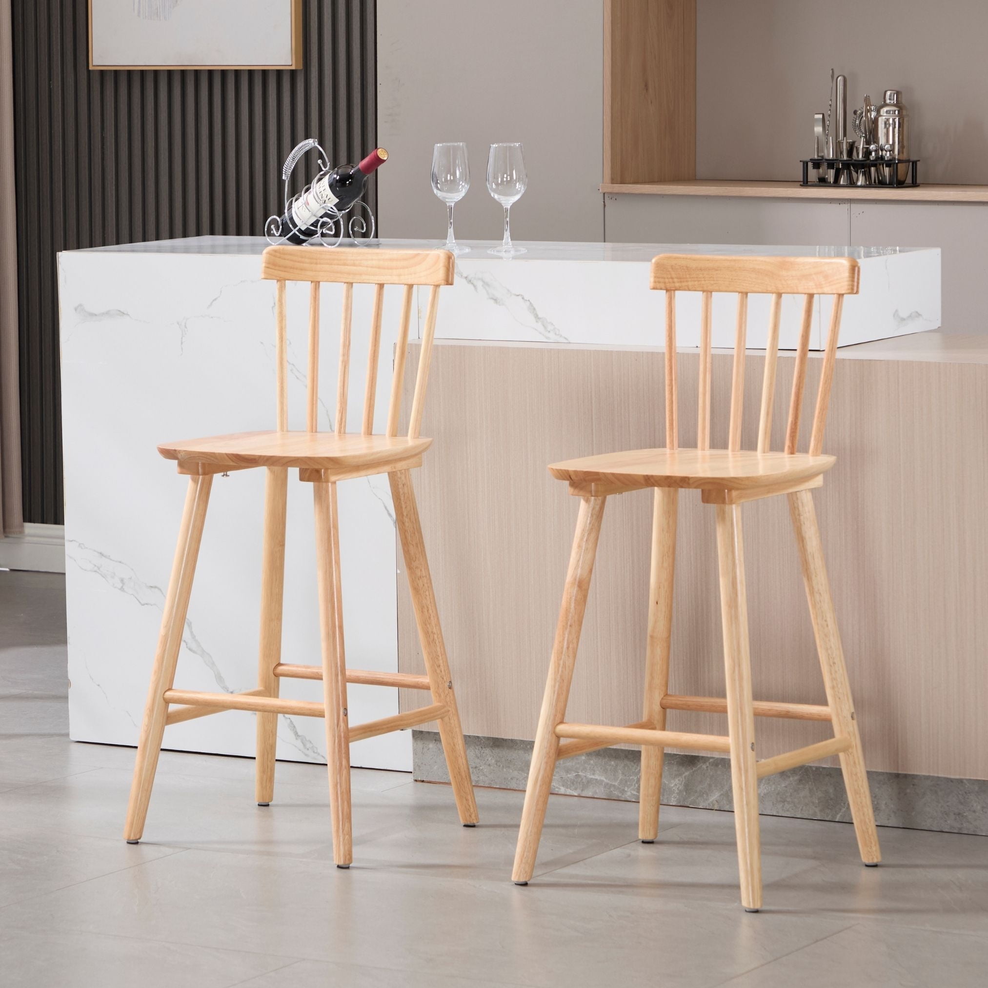 Windsor White Wooden Bar Stools With Backs Swivel Windsor Style