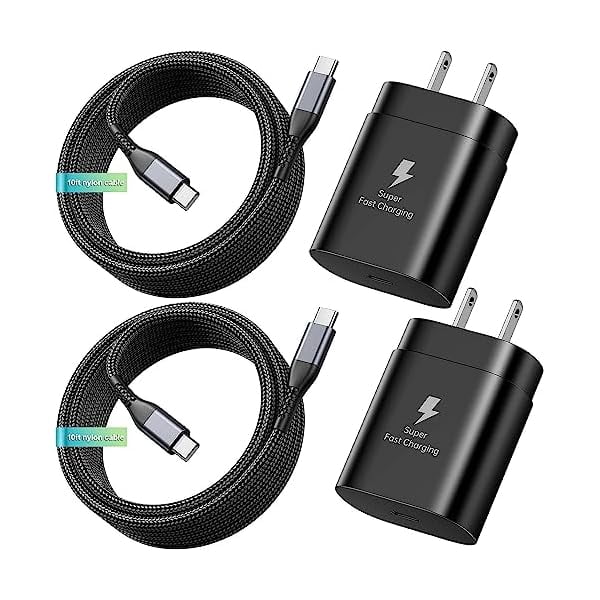 Dayaoncy 30 Watt USB C for iPhone 15 Charger Fast Charging, 30W USB C Fast Charger Block Type C Wall Charger & 10FT Nylon USB C to USB C Charging Cable Compatible with iPhone 15 Pro Max Plus, Samsung