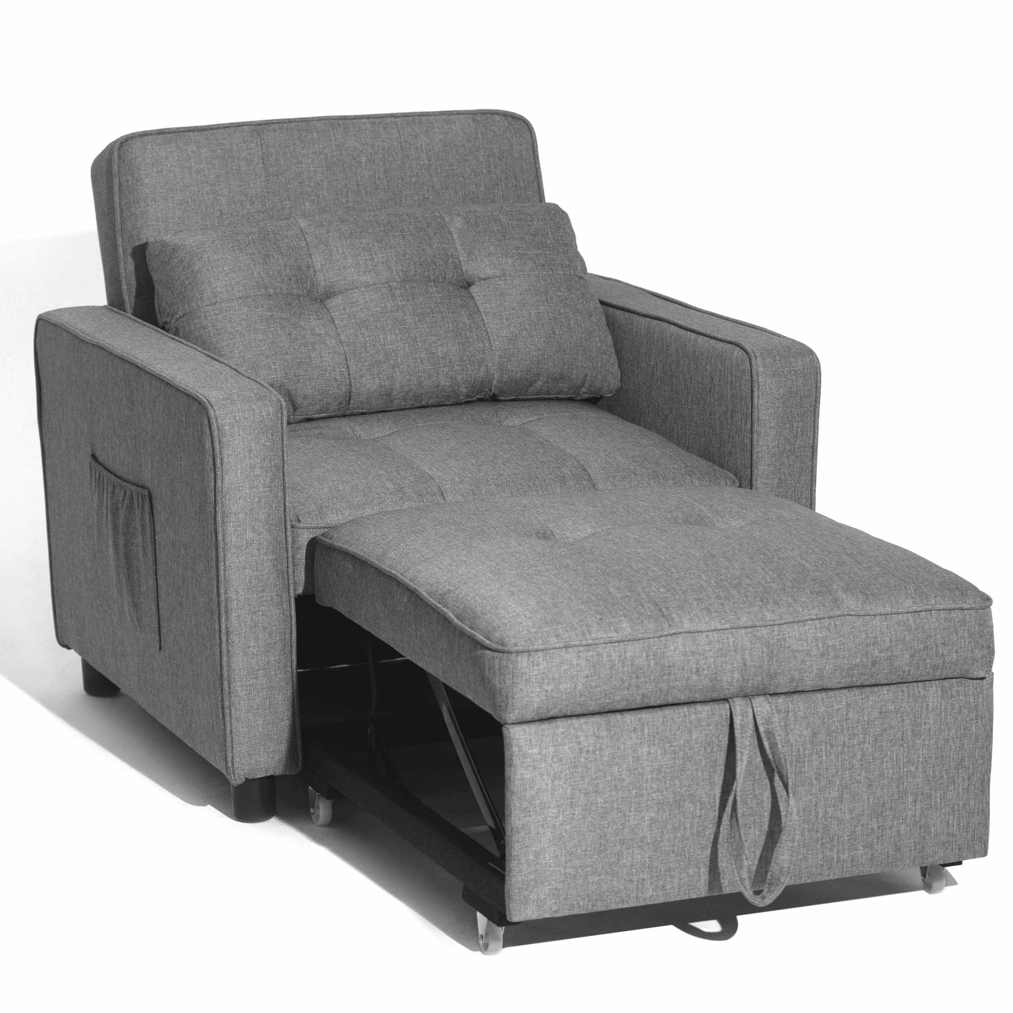 Daybed Convertible Chair Bed Sofa Sleeper 3in1 for Adults Single