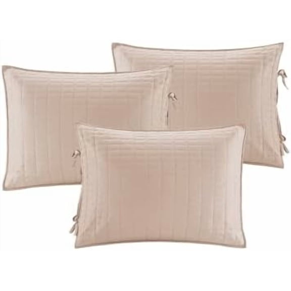 Daybed Cover - Luxe Double Sided-Quilting, All Season Cozy Bedding with Bedskirt, Matching Shams, Kienna Blush 75"x39" 5 Piece