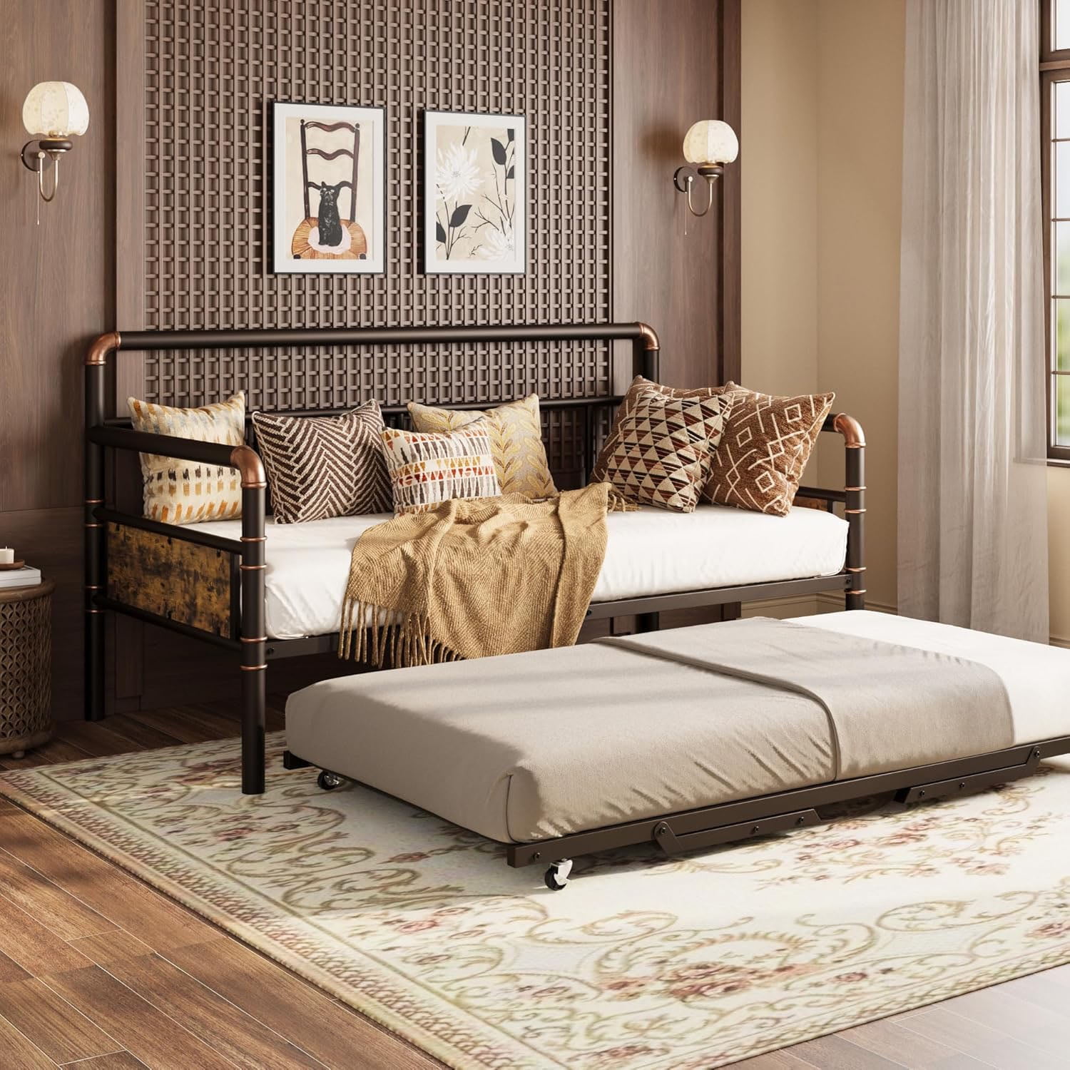 Metal Trundle Bed Framesnull
