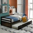 thumbnail image 1 of Daybed with Trundle Frame Set, Twin Size, Espresso, 1 of 8